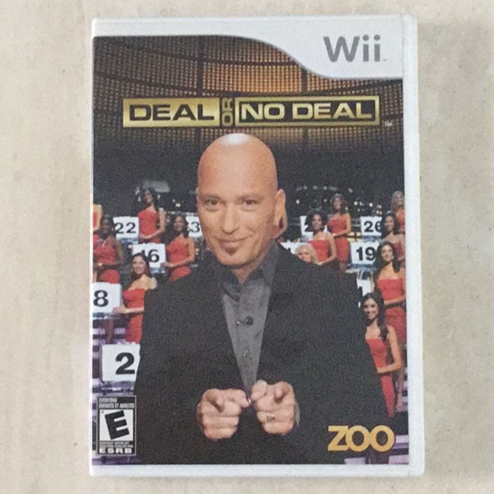 Deal Or No Deal Nintendo Wii Game Complete Howie Mandel Show Host